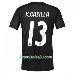 Camisolas de Futebol Real Madrid K.Casilla 13 Guarda Redes Equipamento Principal 2018/19 Manga Curta